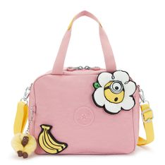 Sac à dos isotherme kipling minions pink daisy