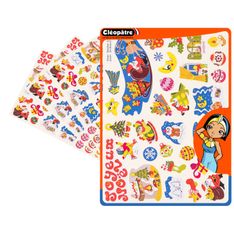 Cléopâtre - 128 Gommettes Noël - Multi Formes - Loisirs Créatifs