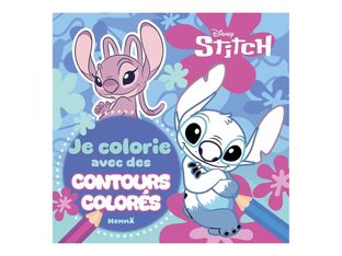 Disney Stitch Je Colorie Avec des Contours Colores