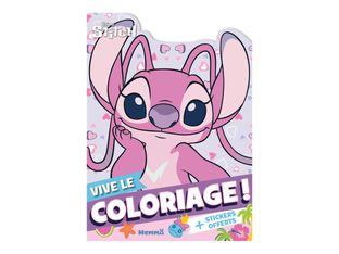 Vive le coloriage! (Angel) - + Stickers offerts - Disney Stitch - livre de coloriage / d'activités