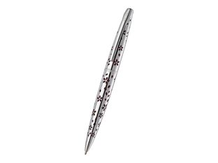 Cross ATX Cherry Blossom - Stylo à bille - sakura motifs - noir - moyen