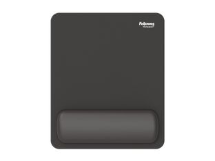 Fellowes Breyta - Tapis de souris avec repose-poignets - noir