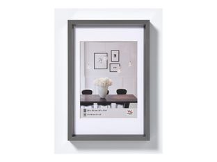 Walther Steel Style - Cadre photo - Conçu pour : 8x12 pouces (20x30 cm) - plastique, MDF - rectangulaire