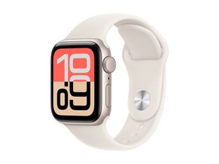 Apple Watch SE 3 (GPS) - Montre connectée 40 mm - 64 Go - Lumière stellaire