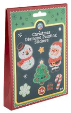 Kit 12 autocollants Noël - Peinture diamant - Loisir créatif
