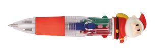 Mini Stylo Bille Multipen 4 Couleurs Santa