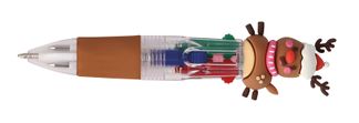Mini Stylo Bille Multipen 4 Couleurs Rudolph