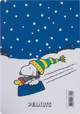 Peanuts - Carnet A5 Souple Ligné Illustré - La Neige - 128 Pages