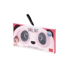 Legami Milano Panda - Disques rafraîchissants pour les yeux - Noir et blanc