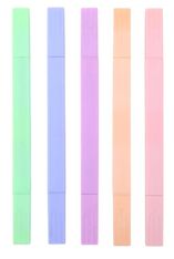 5 Surligneurs Double Pointe Fluorescents - Assortis