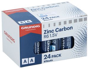 Grundig - 24 piles alcalines - AA LR06