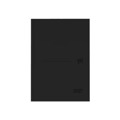 Agenda anual Oxford Minimal 2027 día por página 15 x 21 cm negro en catalán