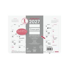 Finocam Calendario Bloc Chic Con Imán Para Escribir 2027 – 210 x 150 mm