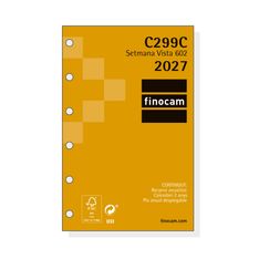 Finocam Recambio Anual Classic 2027 – 73 x 114 mm