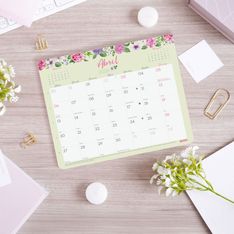 Finocam Calendario Bloc Design De Pared Con Imán Para Escribir 2027 – 250 x 200 mm