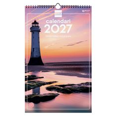 Finocam Calendario Imágenes De Pared Espiral Para Escribir 2027 – 250 x 400 mm