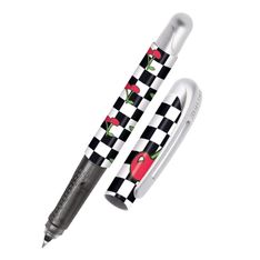 ONLINE College - Roller - Encre bleue - 0,7 mm - Corps cerise