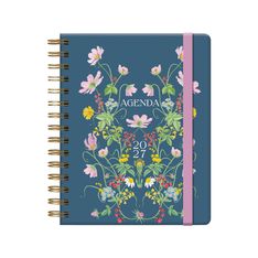Agenda anual Dohe Botanical semana vista Wire-O 16 x 21 cm Confidence