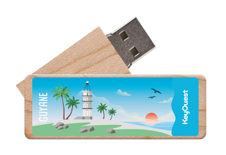 KeyOuest - Clé USB Guyane26 - 32Go - Tour Dreyfus