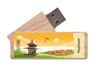 KeyOuest - Clé USB Guyane26 - 32Go - Fort Cépérou