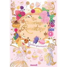 MON COLORIAGE ROMANTIQUE GOUTER GOURMAND