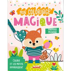 Mon P'tit Hemma - Mon coloriage magique - Animaux mignons - Colorie et les motifs apparaissent