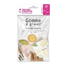 Plaque de gomme à graver Graine Créative 100 x 150 mm - Linogravure et tampons