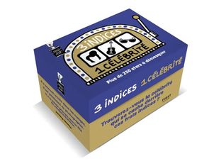 3 indices 1 célébrité - Soirée jeux - par Valliet Benjamin - livre d'activités