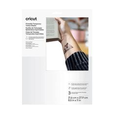 Cricut - Papier imprimable pour tatouages temporaires - Transparent A4 Lot de 3