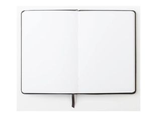 Darwi For You - Carnet de croquis - reliure piquée - 140 x 210 mm - portrait - 80 feuilles / 160 pages - papier blanc - couverture noire