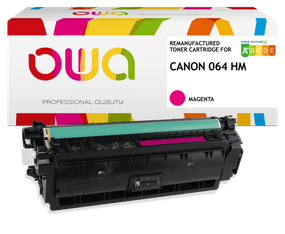 Cartouche laser remanufacturée Canon 064H - magenta - OWA