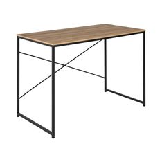 Bureau LOKA - 110cm - Pieds métal - plateau imitation bois