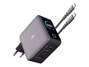 FORCE - Chargeur secteur + cable USB C/USB C - 140 watt - 1 USB A + 3 USB C - noir