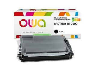 Cartouche laser remanufacturée Brother TN3600 - noir - OWA