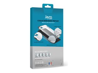 JAYM - Coque de protection pour Apple iPhone 14 - test de chute, renforcé, souple, 3 m - MagSafe - transparent