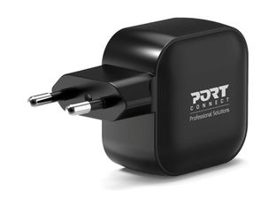 PORT Connect - Adaptateur secteur - GaN II - 35 W - 3 A - PD 3.0 - 2 connecteurs de sortie (2 x USB-C)