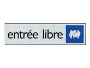Pickup - Plaque de signalisation - 165 x 44 mm - entrée libre