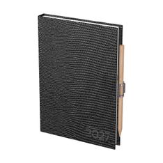 Agenda de poche Lecas Lézard - 2 jours par page - 7,4 x 11 cm - disponible dans différentes couleurs