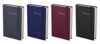 Lecas Chantier - Agenda 1 jour par page avec crayon - 8 x 13 cm - disponible dans diffférentes couleurs