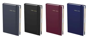 Lecas Chantier - Agenda 1 jour par page avec crayon - 9 x 15 cm - disponible dans diffférentes couleurs