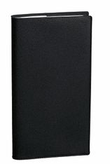 Agenda Impala Bi-Planning - 2 semaines sur 2 pages - 8,8 x 17 cm  - noir - Quo Vadis