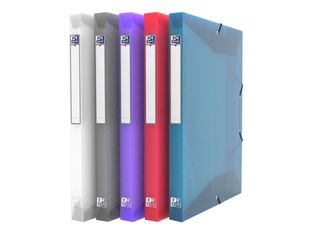 Oxford Hawai - Boîte de classement plastique - dos 25 mm - disponible dans différentes couleurs