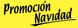 Cartel cartulina "promocion navidad"