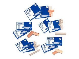 Petrus - Grapas - 23/10, No. 26 - chapado en cobre - paquete de 1000 - para Petrus 1600