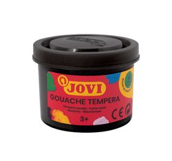 Témpera Jovi negra 35 ml – Pintura escolar lavable para manualidades