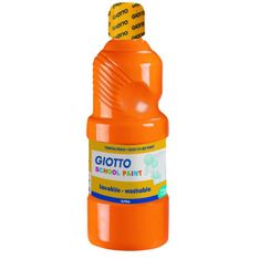 GIOTTO SCHOOL - Peinture - peinture à tempera - orange - extra-fine - 500 ml