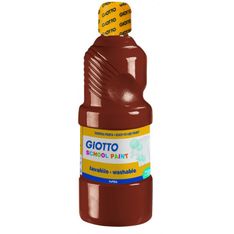 GIOTTO SCHOOL - Peinture - peinture à tempera - brun - extra-fine - 500 ml