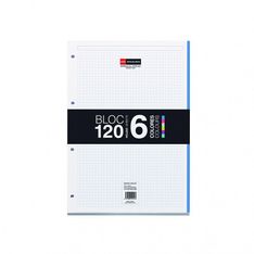 Miquelrius recambio notebook 6 colores A4 120 hojas 5x5