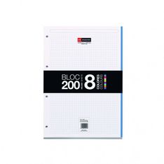 Miquelrius recambio notebook 8 colores A4 200 hojas 5x5