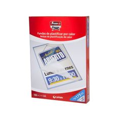 Caja 100 fundas plastificar A4 80 micras